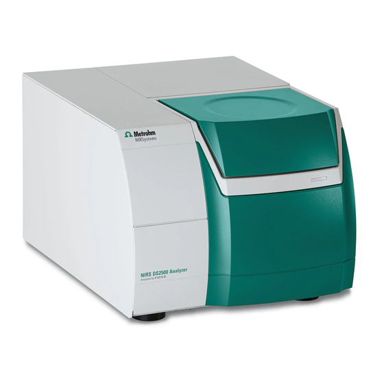 Metrohm NIRS DS2500 Manual