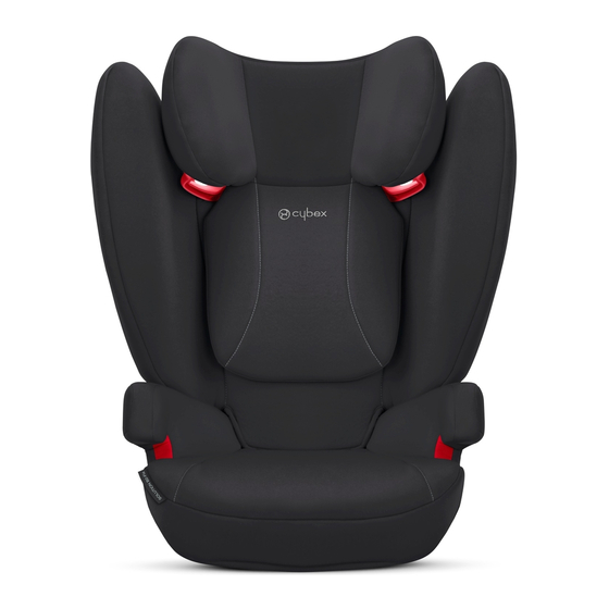 Cybex Silver SOLUTION B2-FIX User Manual