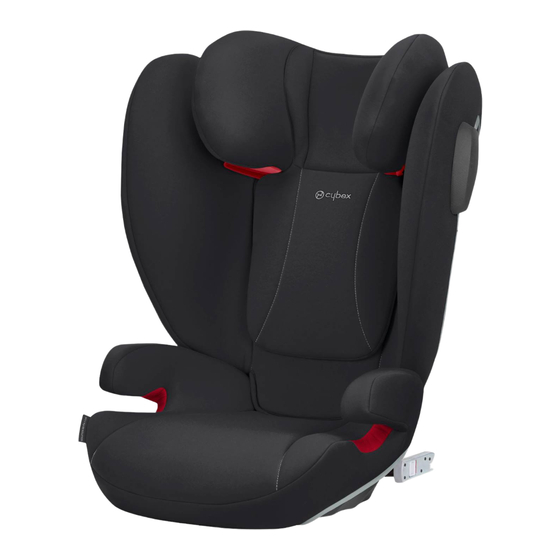Cybex Silver SOLUTION B2-FIX+ Manuals