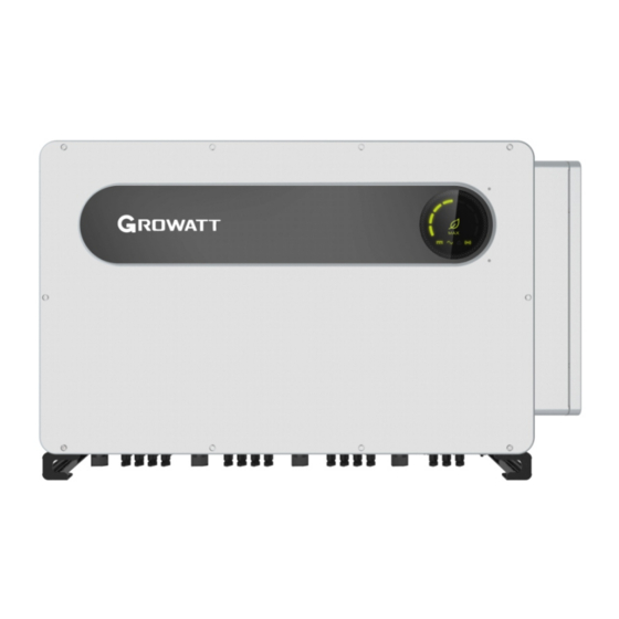 Growatt MAX 175KTL3-X HV Installation & Operation Manual