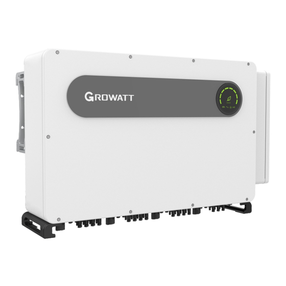 Growatt MAX 175KTL3-X HV Installation & Operation Manual