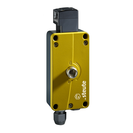 steute Ex STM 515 Mounting And Wiring Instructions