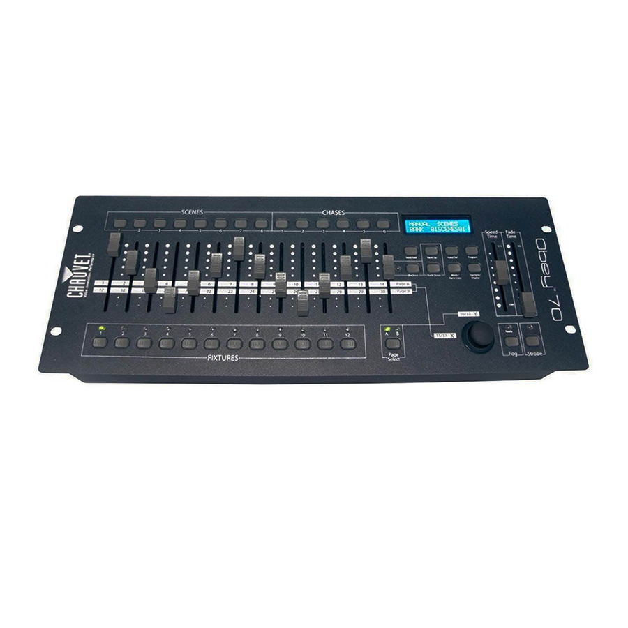 CHAUVET OBEY 70 USER MANUAL Pdf Download ManualsLib