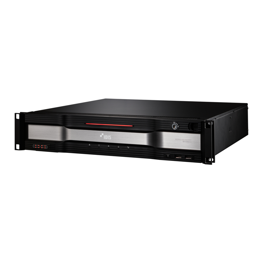 Idis DR-8364 Manuals