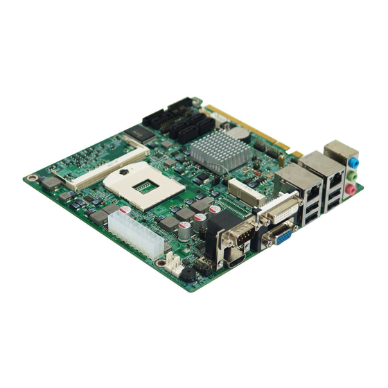 Norco MITX-6922 Mini ITX Motherboard Manuals