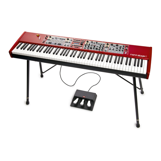 Clavia nord stage 2 ha/sw Manuals
