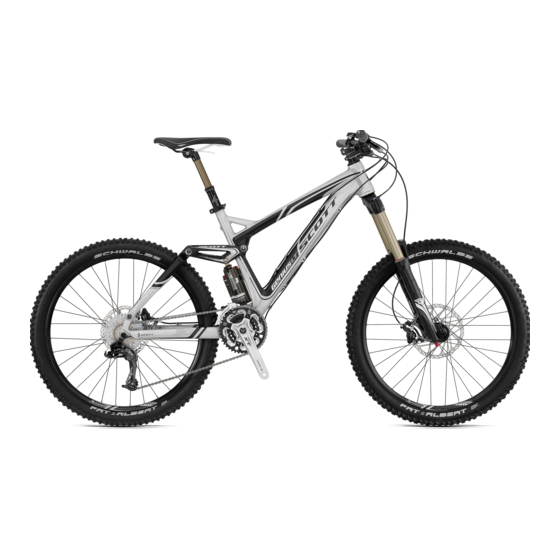 Scott GENIUS LT Manual