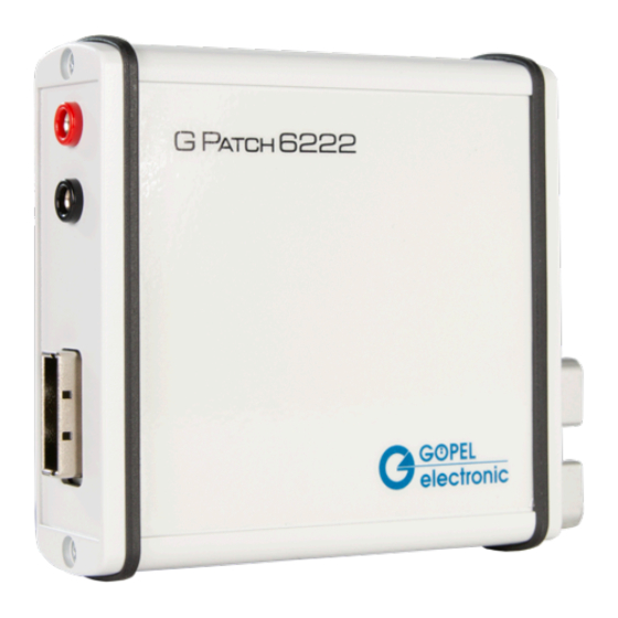 Gopel Electronic G Patch 6222 Manuals