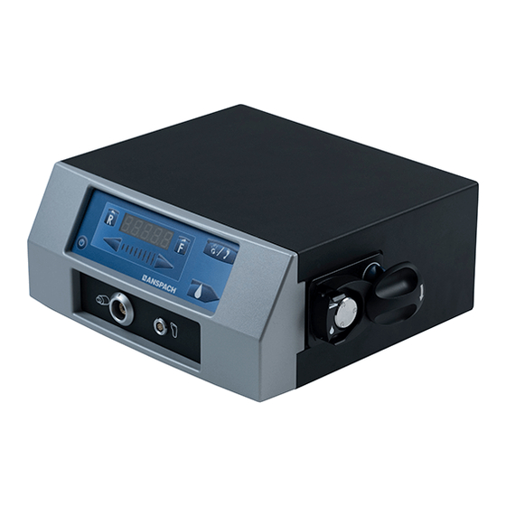 Synthes ANSPACH EG1 Manual