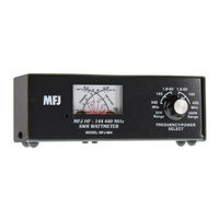 Mfj SWR/Wattmeter MFJ-864 HF/144/440 Manual