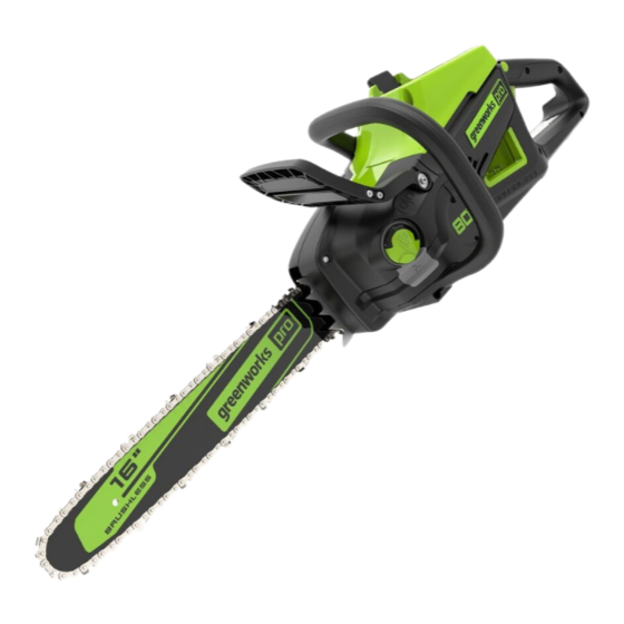 GreenWorks Pro CSB410 Operator's Manual