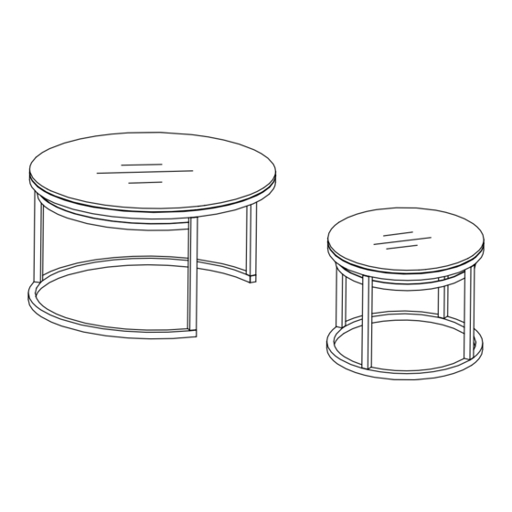 Next Bellagio Coffee Nest 671693 Assembly Instructions