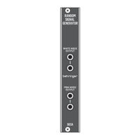 Behringer 903A RANDOM SIGNAL GENERATOR Quick Start Manual
