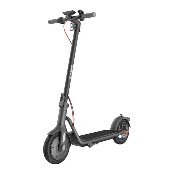 NAVEE V40 Pro Important Information Manual