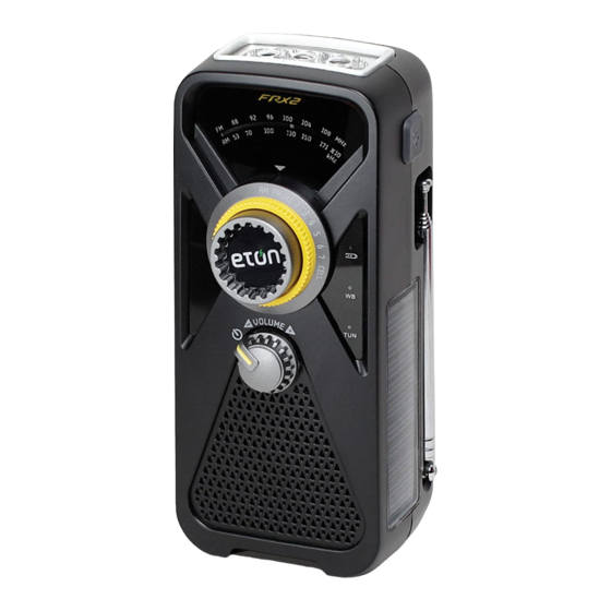 Eton FRX2 Quick Manual
