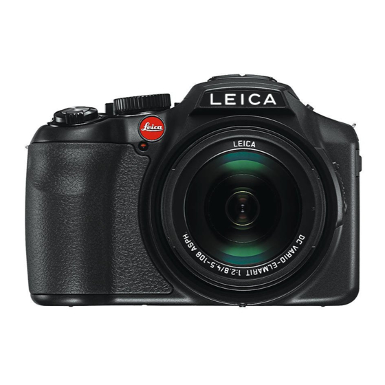Leica V-LUX 4 Instructions Manual