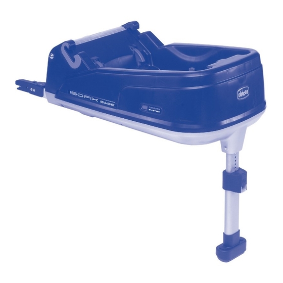 Chicco Isofix Base Instructions For Use Manual