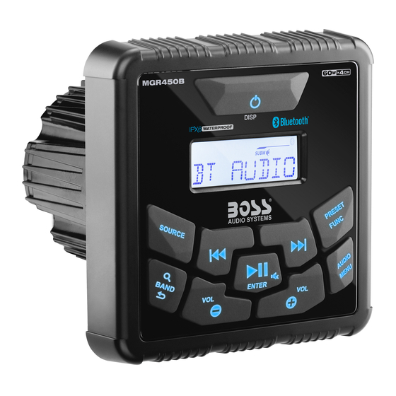 Boss Audio Systems MGR450B User Manual