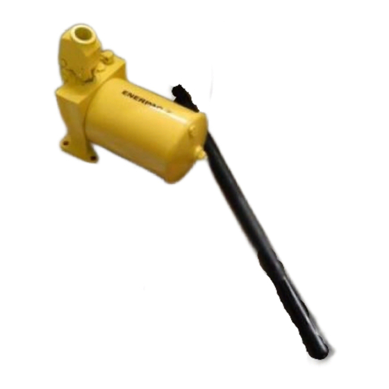 Enerpac PL Series Instruction Sheet