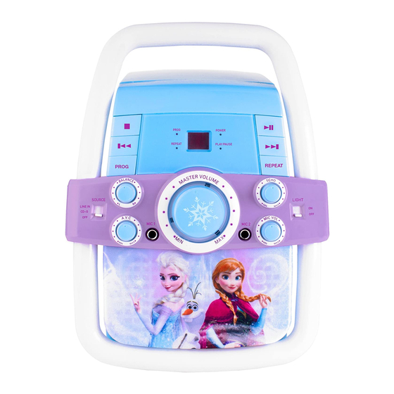 Disney FROZEN 65827 Owner's Manual
