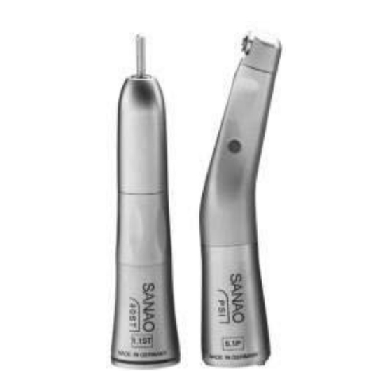 SciCan SANAO 200 L Instructions For Use Manual
