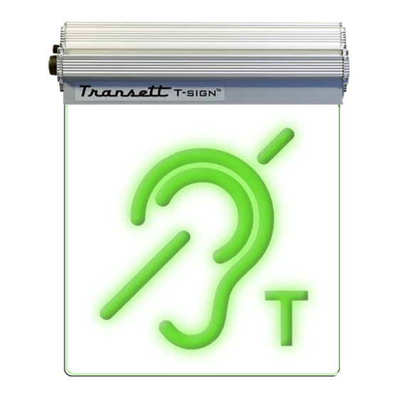 AUDIOropa T-Sign Instruction Manual