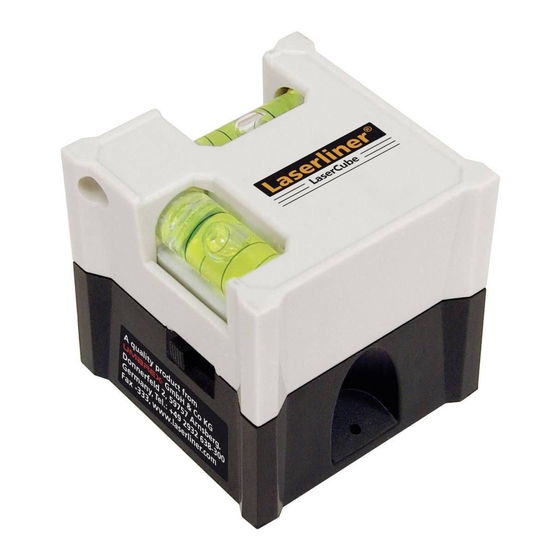 LaserLiner LaserCube Manual