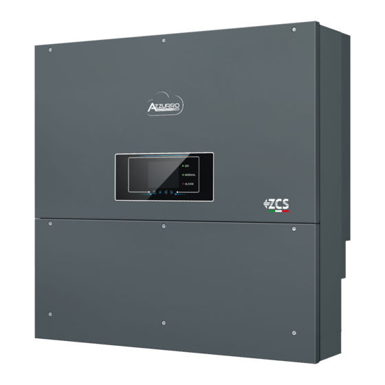 ZUCCHETTI 3PH 50000TL-V1 User Manual