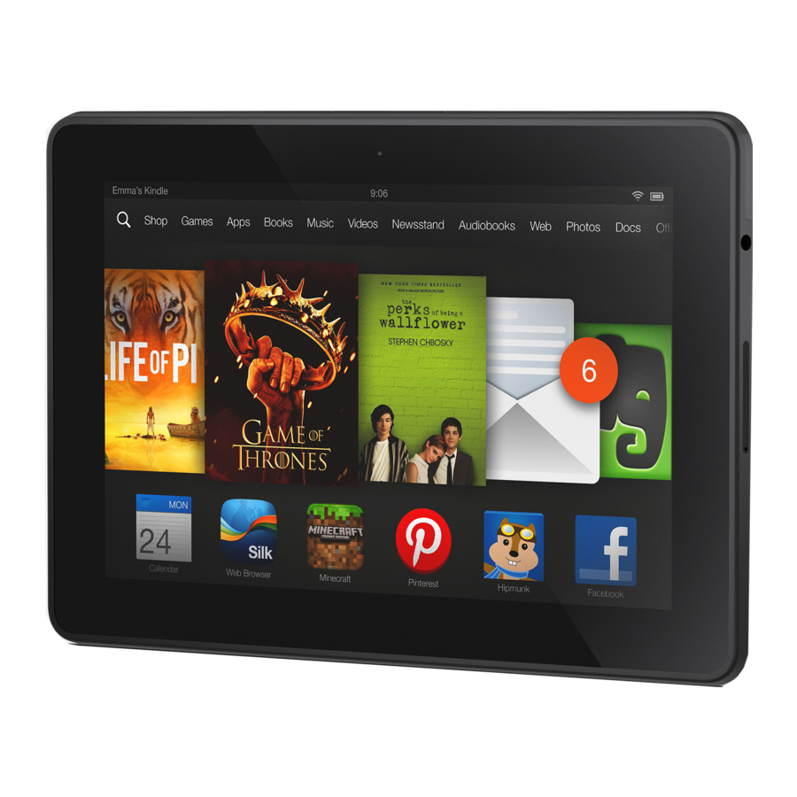 Amazon Kindle Kindle Fire Getting To Know