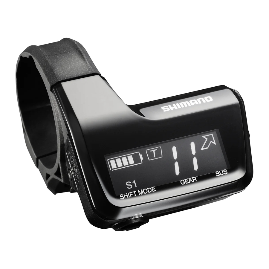 Shimano SC-MT800, SC-M9051 - Display User Manual