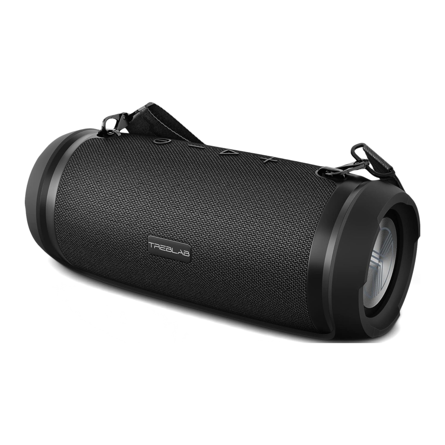 TREBLAB HD-Max - Big Loud Wireless Bluetooth Speaker Manual