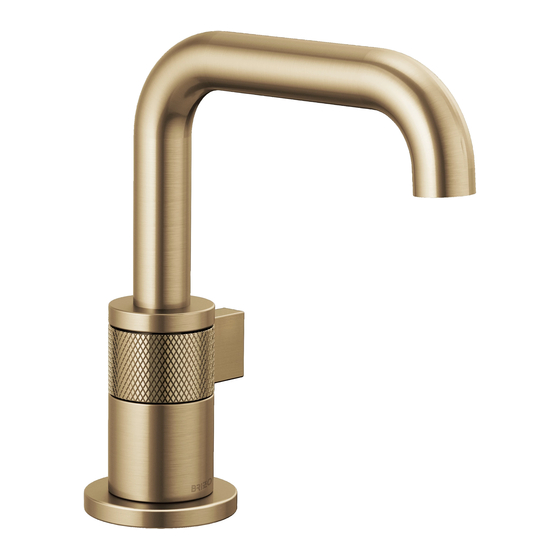 Brizo Litze 65035LF Series Installation Instructions Manual