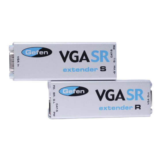 Gefen VGA Extender SRN User Manual