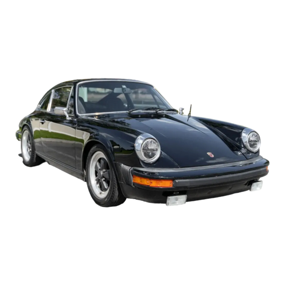 Porsche 912 E Workshop Manual