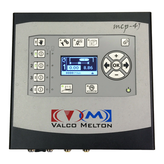 VALCO MELTON MCP-4J Glue System Control Manuals