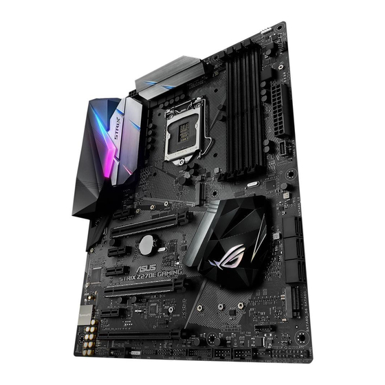 Asus STRIX Z270E GAMING Bios Manual