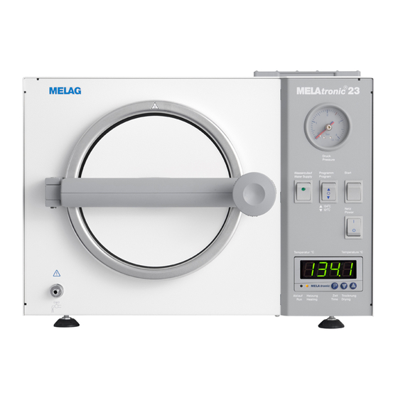 MELAG MELAtronic 23 User Manual