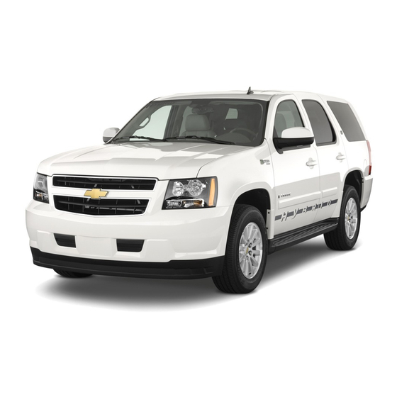 Chevrolet TAHOE - TRUCK NAVIGATION SYSTEM 2010 Owner's Manual
