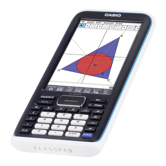 Casio fx-CP400 User Manual