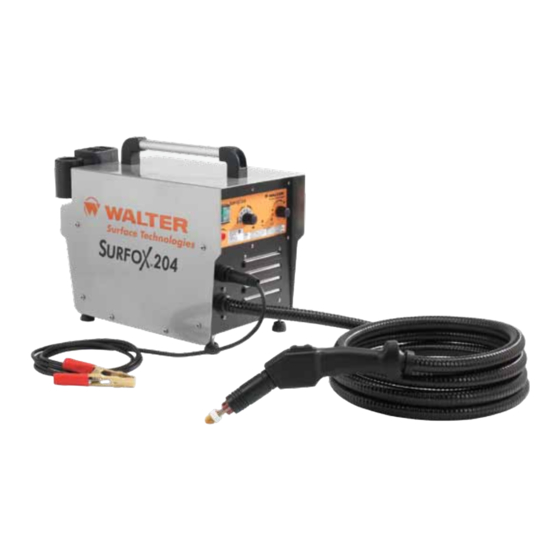 Walter SURFOX 204 User Manual