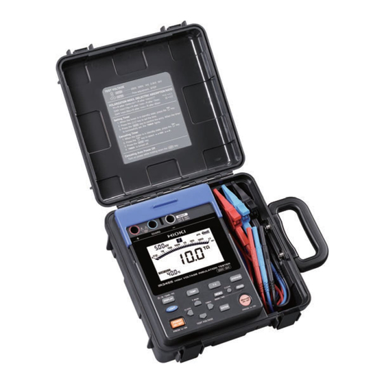 Hioki IR3455 Instruction Manual