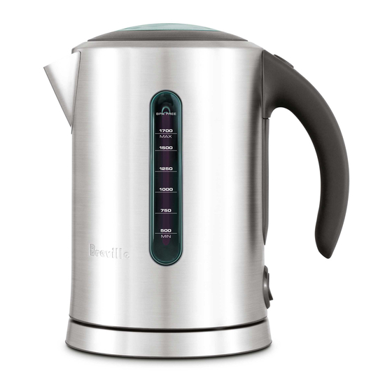 Breville the Soft Top Pure Instruction Booklet