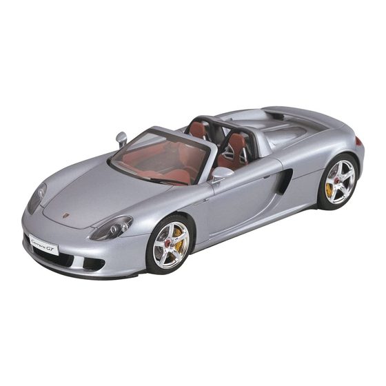 Tamiya PORSCHE CARRERA GT Manual