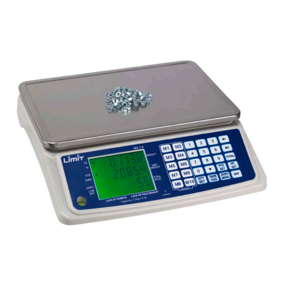 Lidén Weighing Limit LBC User Manual