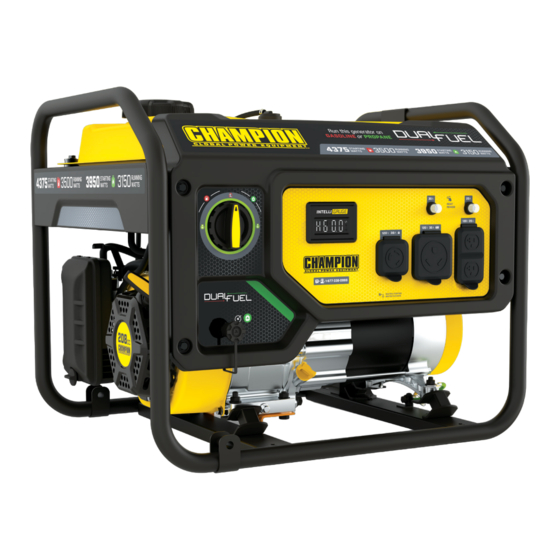 Champion Power Equipment 200965 Quick Start Manual