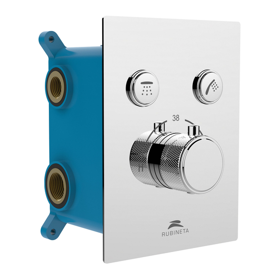 Rubineta Thermo-2F Shower System Manuals