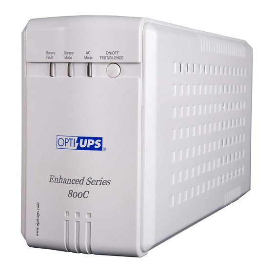 OPTI-UPS ES550C Manuals