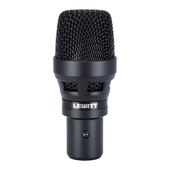 Lewitt DTP 340 TT Manual