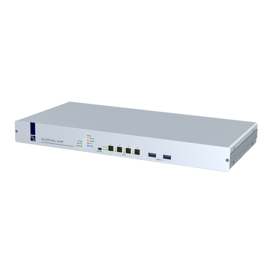 G&D DL-DVI-MUX4-NT Installation And Operation Manual