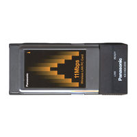 Panasonic KXHGC200 - PCMCIA WIRELESS LAN Operating Instructions Manual